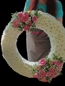 Large funeral wreath